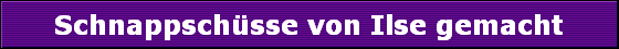 Schnappsch�sse von Ilse gemacht